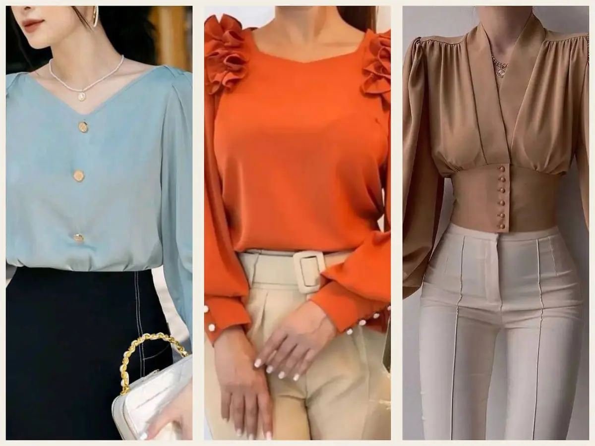 اصول طراحی و دوخت بلوز زنانه مجلسی